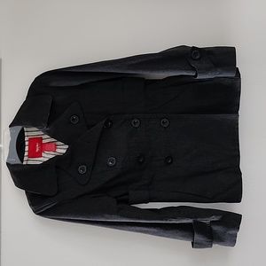 Grey green stripe lined st Patrick's Day peacoat target